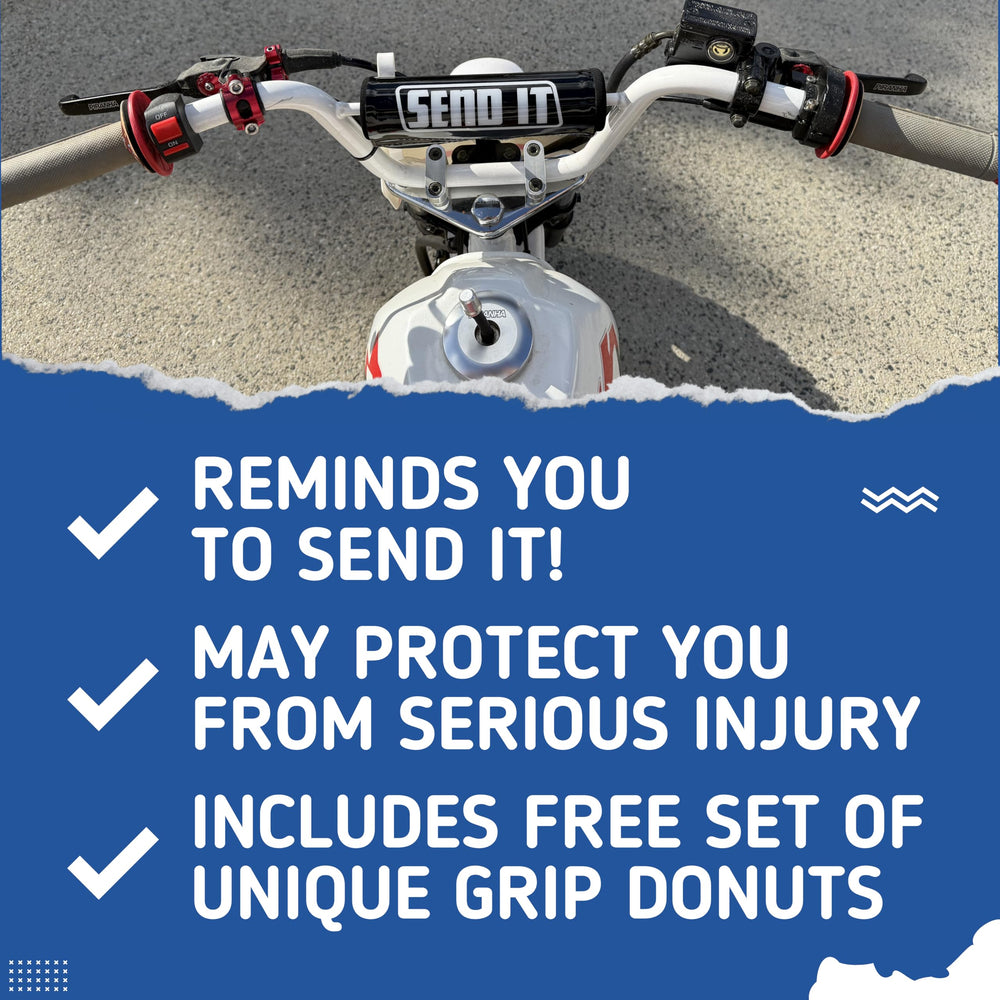 ThrottlePak SEND IT black grip donuts included for extra comfort