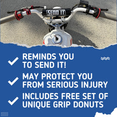 ThrottlePak SEND IT black grip donuts included for extra comfort