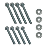 A.A engine stand bolt kit closeup for Chevy V8s, secure mounting.