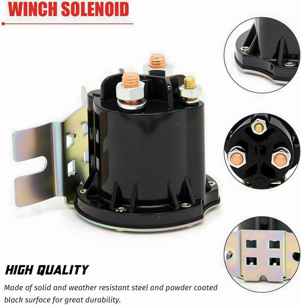 A ABIGAIL solenoid back view showing three-terminal layout for easy wiring.