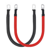 A ABIGAIL 4 AWG red battery cable with 5/16 in lug for reliable power connections.