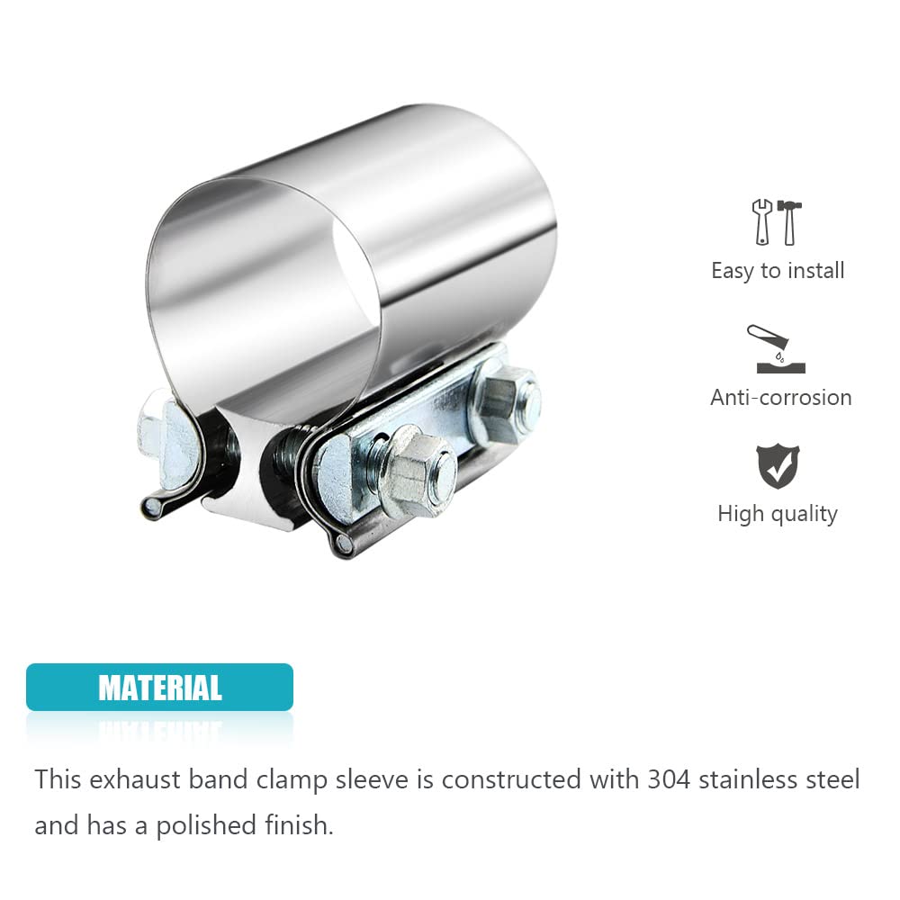 A ABIGAIL band clamp stainless steel demonstrates corrosion resistance for exhaust assemblies