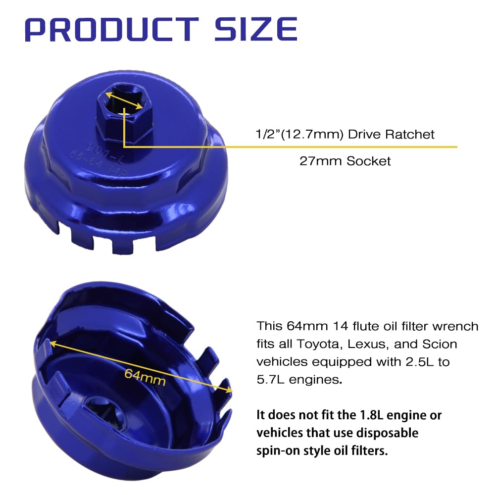 Bottom-edge slots align with filter cap tabs for firm grip during removal.