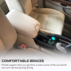 A ABIGAIL armrest cover with ABS base for durable protection.