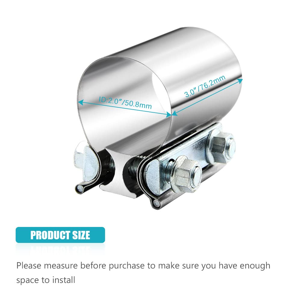 A ABIGAIL exhaust pipe to muffler seal is easy to service