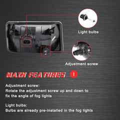 A ABIGAIL fog lights fit 07-14 GM trucks and SUVs for broad compatibility