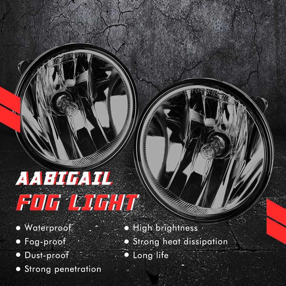 A ABIGAIL fog lights for Chevy Tahoe with smoke lens enhance highway clarity