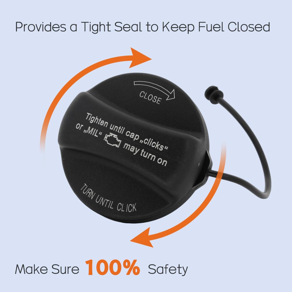 A ABIGAIL fuel cap installation in progress, easy swap.