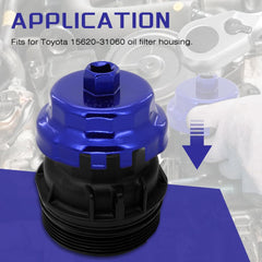 Works with 1/2 inch drive ratchets or 27mm sockets for flexible use.