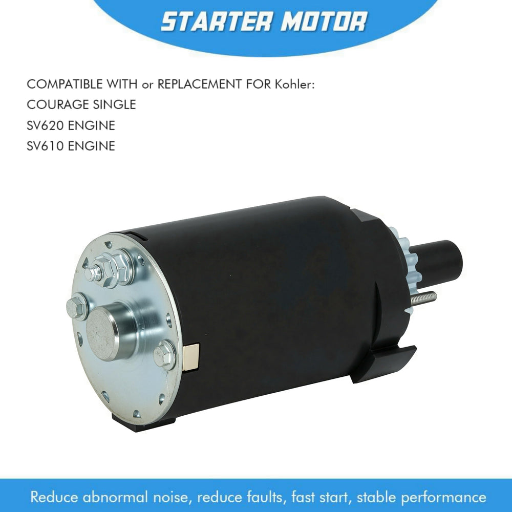 ABIGAIL Kohler Courage SV600 starter motor delivers quick starts