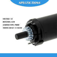 ABIGAIL Kohler Courage SV610 starter motor for dependable engagement