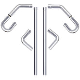 A-KARCK 2.5-inch straight pipes for durable, easy-to-install exhaust DIY