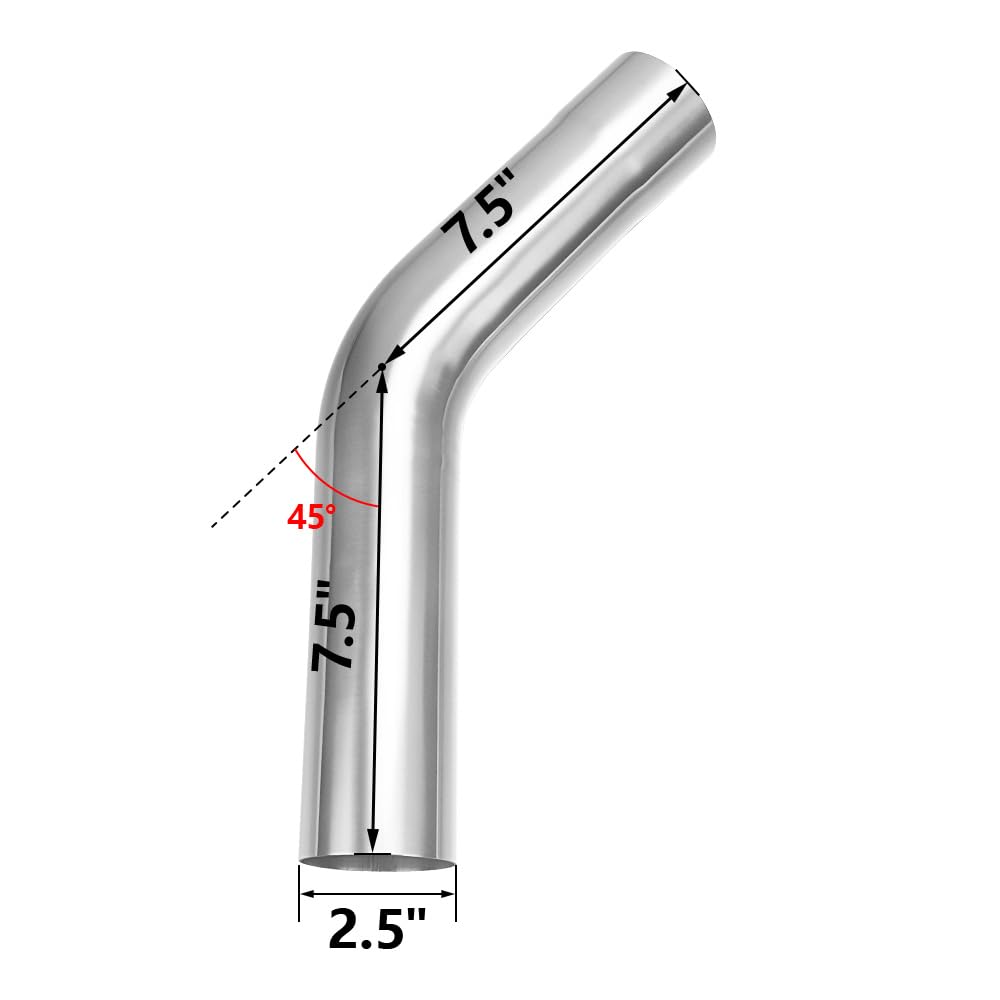 A-KARCK two-pack mandrel bends with expanded ends ready for easy installation.