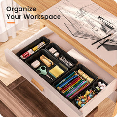 A-LuGei anti-crush plastic divider resists cracking for daily use in any drawer.