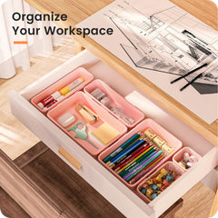 A-LuGei makeup organizer for lipsticks, brushes, and cosmetics.