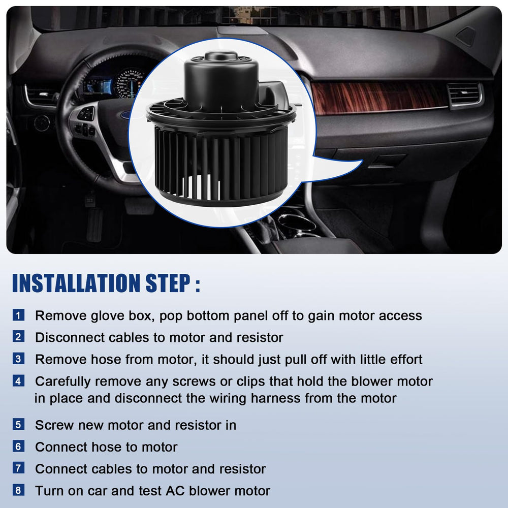A-NAFTULY AC Blower Motor delivers quiet operation for a calmer cabin climate.