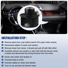 A-NAFTULY AC Blower Motor delivers quiet operation for a calmer cabin climate.