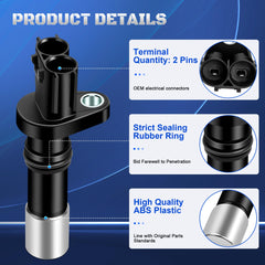 A-NAFTULY crankshaft sensor with Toyota/Lexus connector for easy plug-and-play