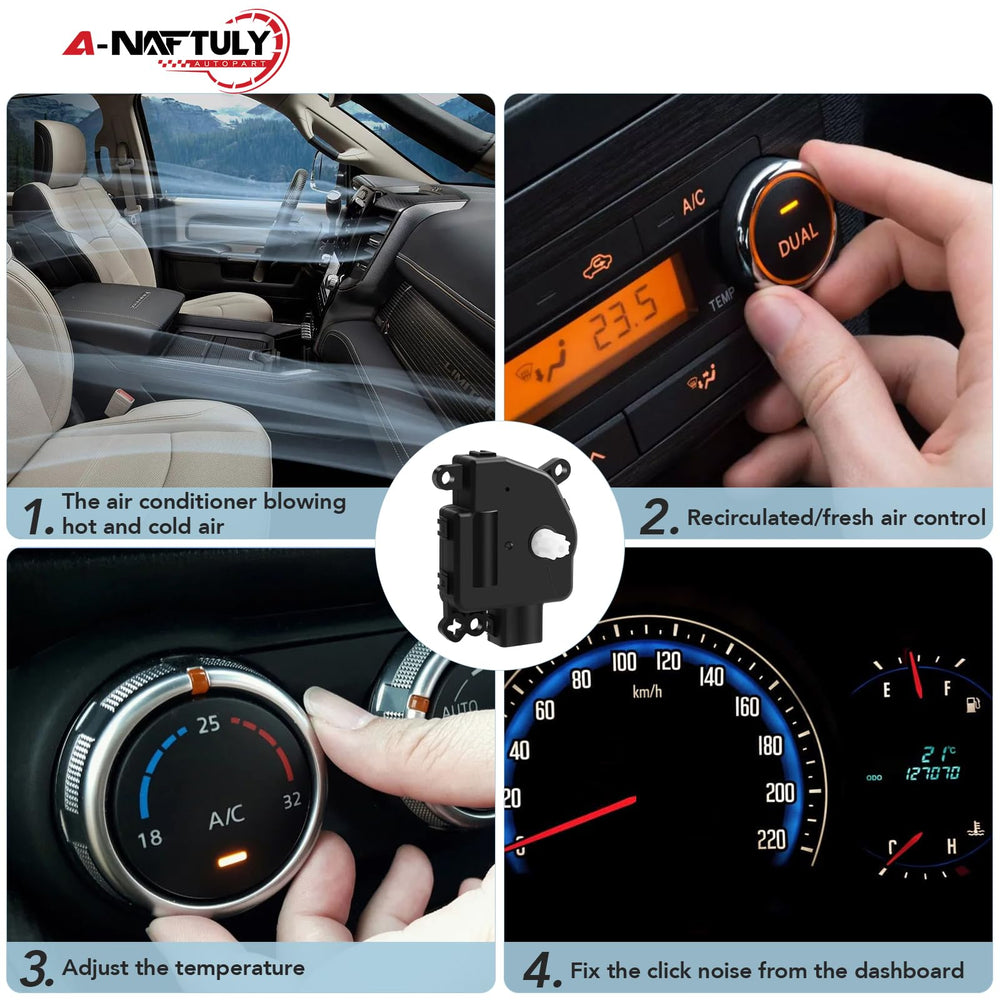 A-NAFTULY blend door assembly image shows OEM-like fit for Ford Escape.