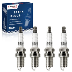 A-NAFTULY Iridium spark plugs 5464 front view highlights premium ignition components.