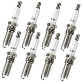 A-NAFTULY Iridium spark plugs 91418 closeup with precision tip for efficient ignition.