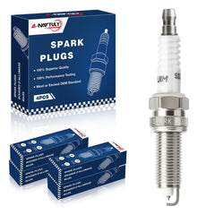 A-NAFTULY 4-pack spark plugs with 12-month warranty for peace of mind.