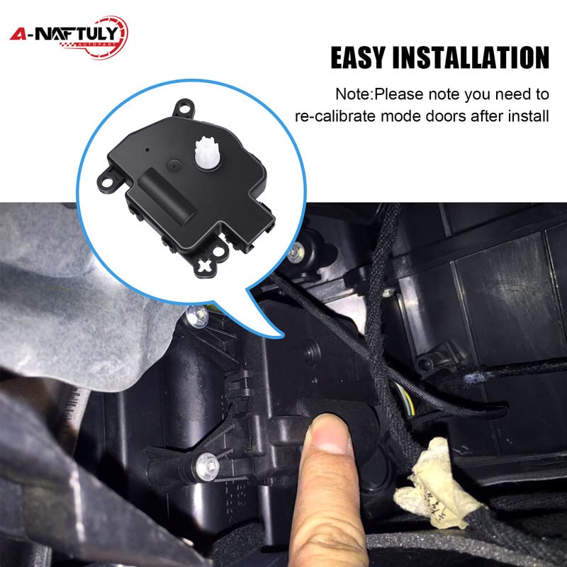 A-NAFTULY OE-style 604970 actuator with eco-friendly ABS housing.