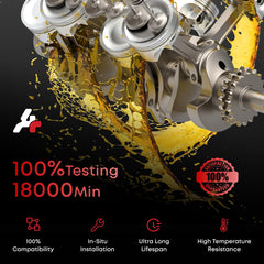 A Plus Auto fuel injectors assembly guide image hints at straightforward fitting.