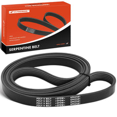 A-Premium 101-66-inch serpentine belt in the engine bay for reliable operation.