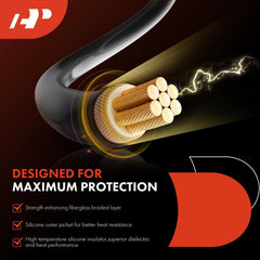 A-Premium 34L V6 ignition coils 3-wire close-up signals solid construction.