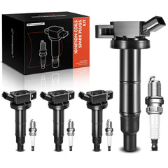 A-Premium 4-ignition-coils-kit for Toyota fitment enhances ignition reliability.
