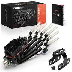 A-Premium 6cyl fuel injector assembly with bracket ready for 4.3L V6 installation