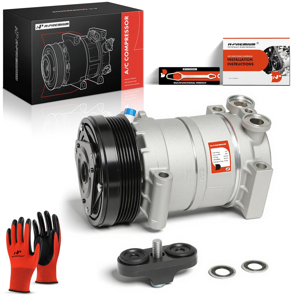 A-Premium AC compressor HT6 front view for easy installation