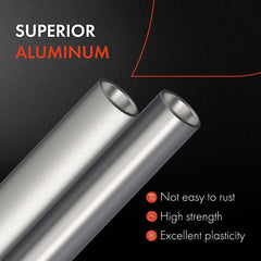A-Premium evaporator-end connection detail; ready for seamless A/C integration