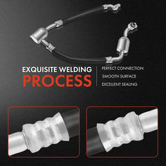 A-Premium low pressure suction line supports compressor to evaporator flow