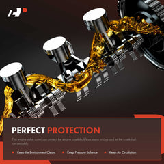 A-Premium aluminum valve cover designed for 2AZ-FE engines resists heat.
