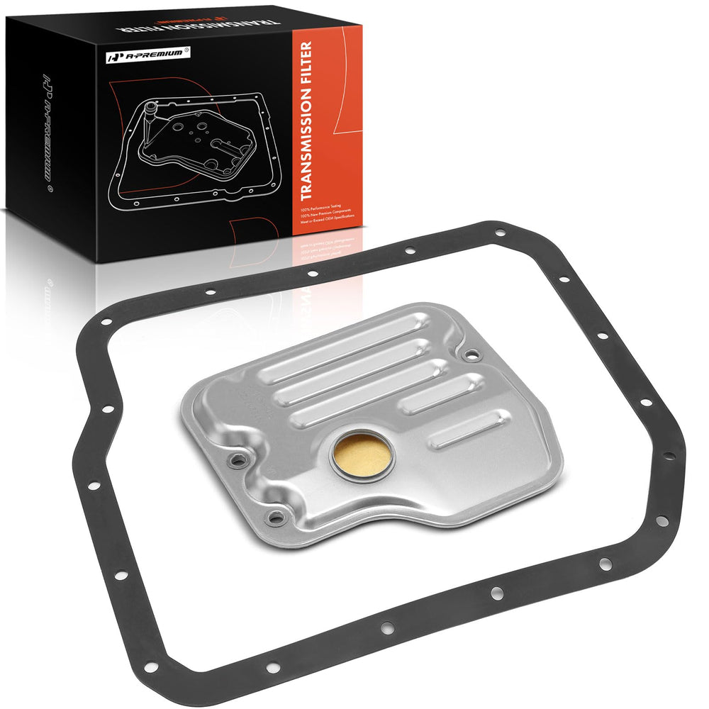 A-Premium ATF filter front view shows compact design for easy installation.