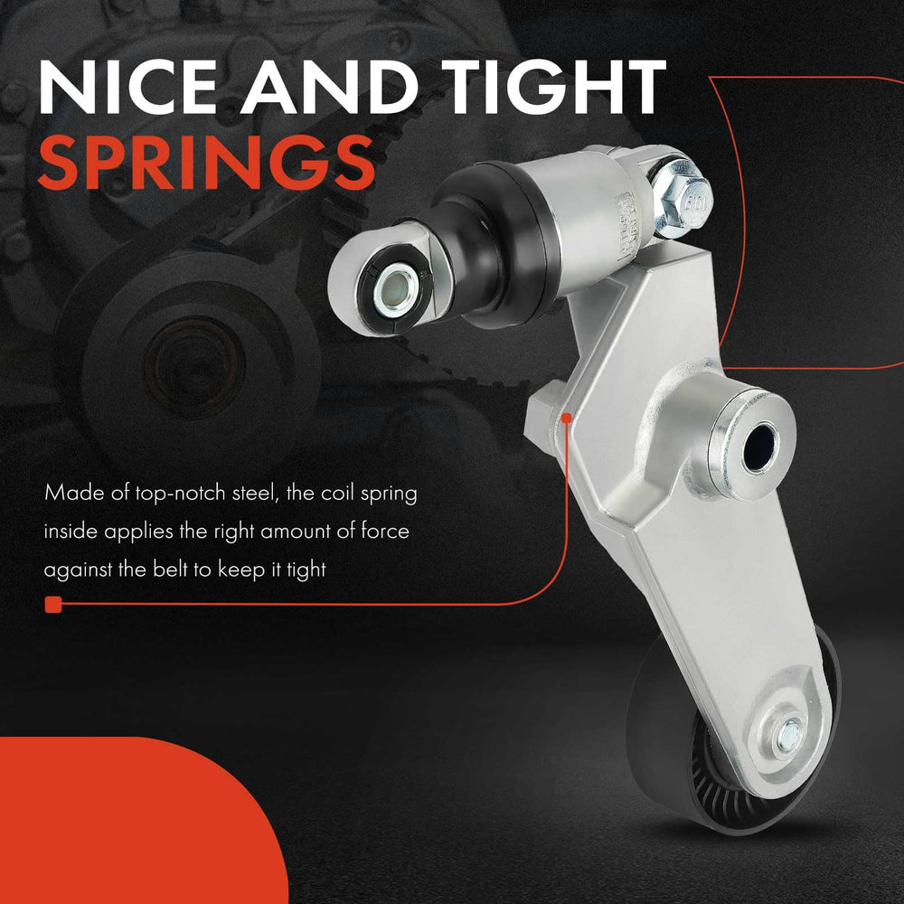 A-Premium belt tensioner assembly with pulley for Celica supports smooth engine drive