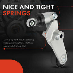A-Premium belt tensioner assembly with pulley for Celica supports smooth engine drive