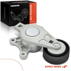A-Premium belt tensioner assembly in engine bay highlights compact 70mm pulley