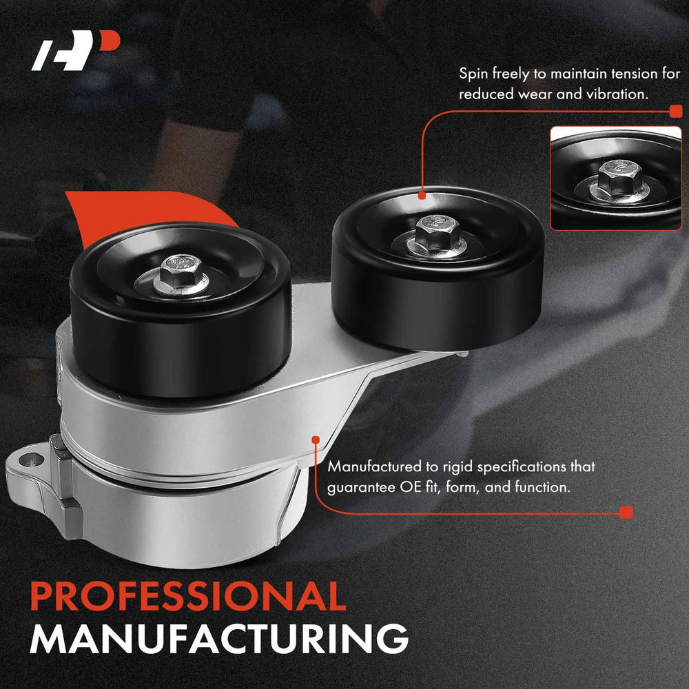 A-Premium belt tensioner bracket demonstrates secure mounting for compatible Honda and Acura models.