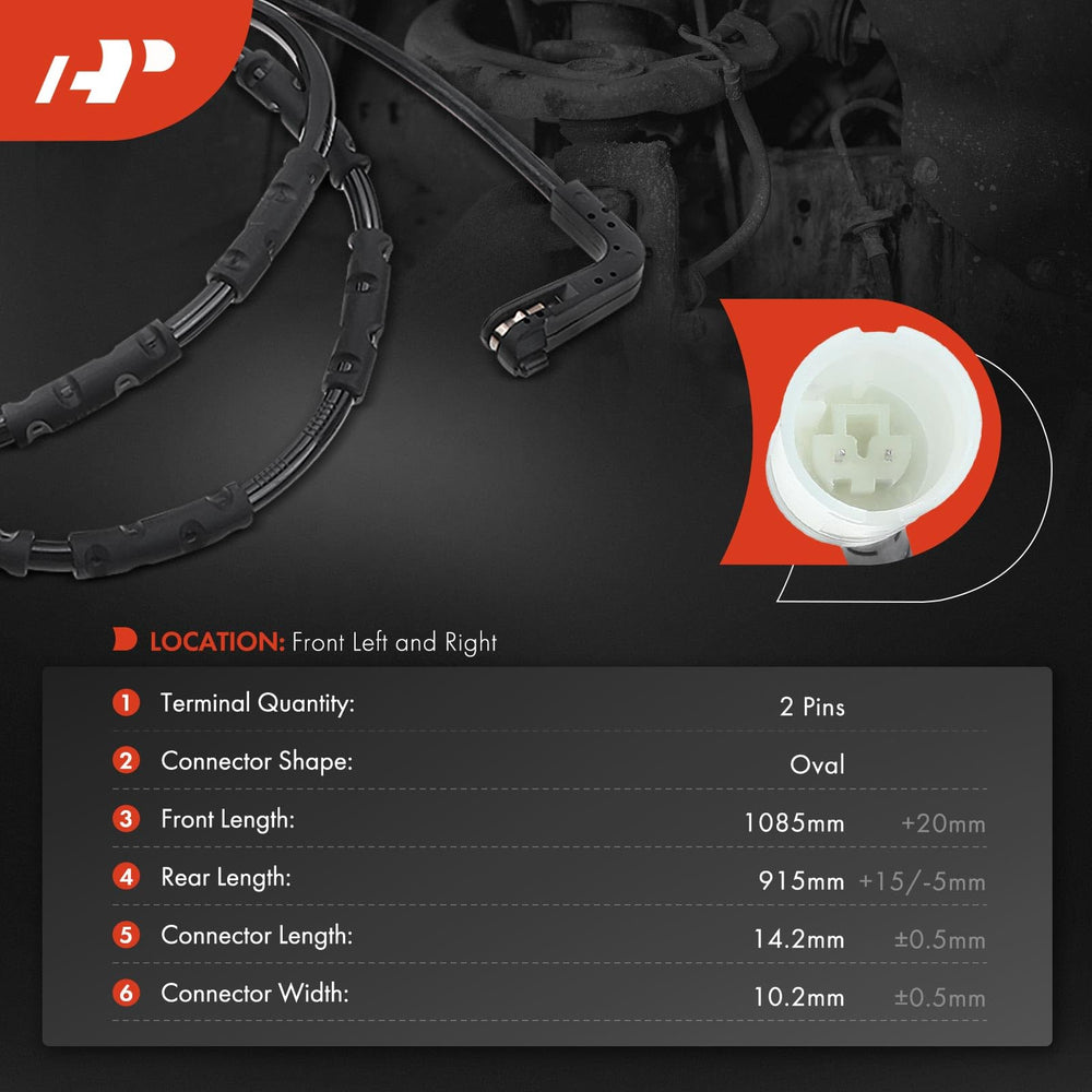A-Premium BMW rear disc brake pad wear sensor ready for plug-in use