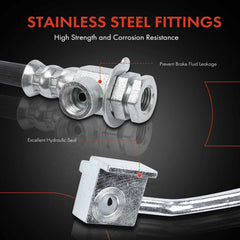 A-Premium brake hose Bronco-fit demonstrates Ford compatibility for Bronco models.