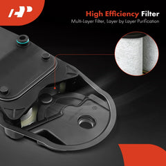 A-Premium CCV filter element for Freightliner trucks maintains venting efficiency