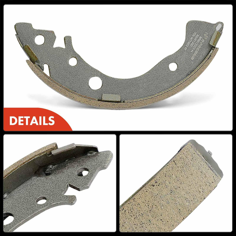 A-Premium Civic brake components during vehicle fitment check.