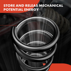 A-Premium rear coil spring 7.037 inch compressed length.