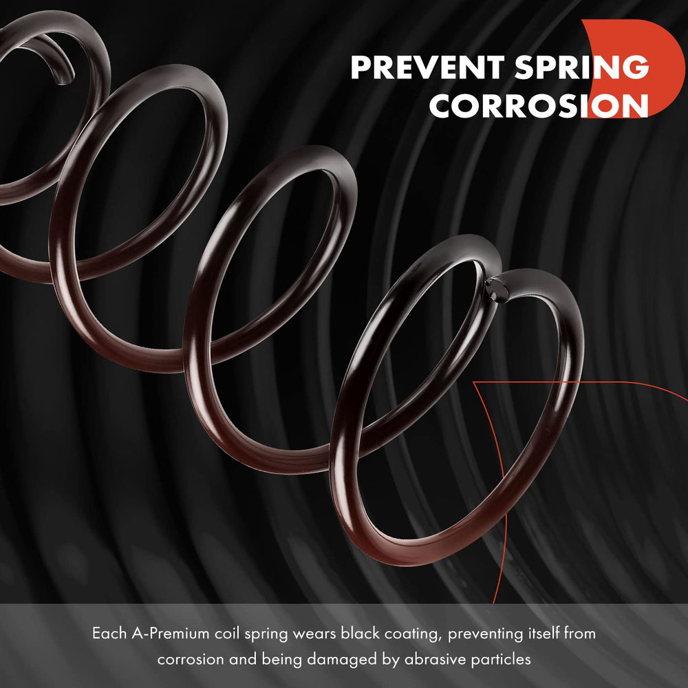 A-Premium coil spring set box image illustrates complete rear replacement kit.