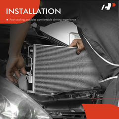 A-Premium condenser vehicle fitment guide shows wide compatibility.