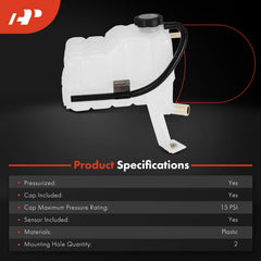 A-Premium reservoir side view with sensor enables proactive maintenance.