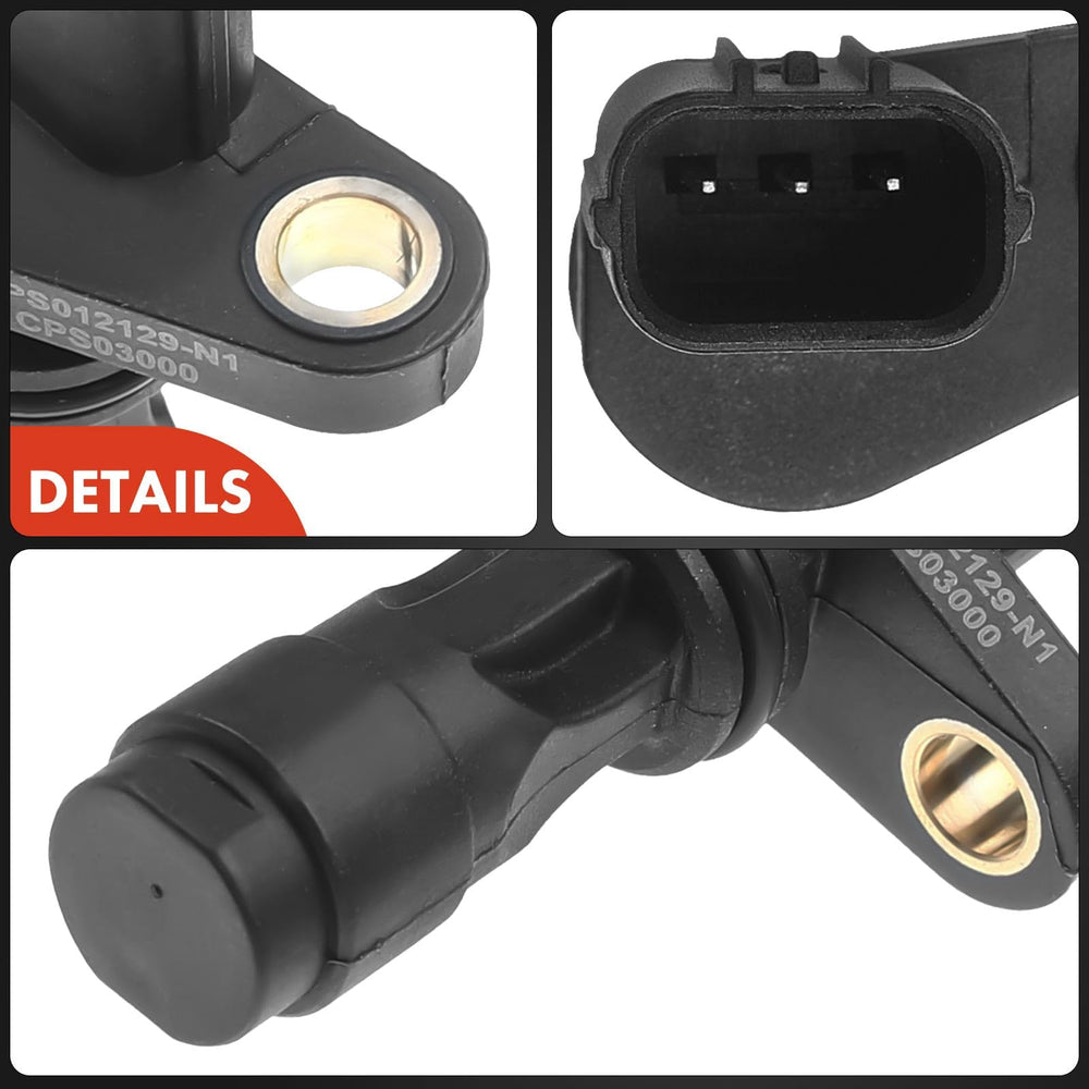 Installation-ready front view of A-Premium crankshaft sensor